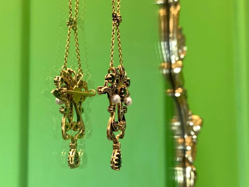 Antique necklace from the Edwardian period in England