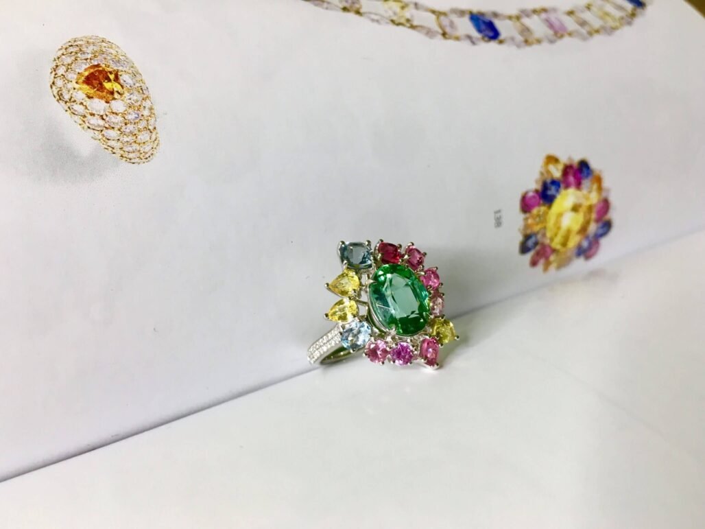 Enchanted Secret Garden |  Green Tourmaline Ring