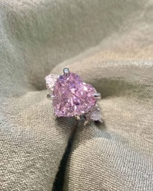 ring-link-black-tpp Sothebys Style Heart Shaped Pink Diamond Ring