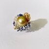 Rare 14.5mm South Sea Golden Pearl Ring | PERLA ART French Designer High Jewelry