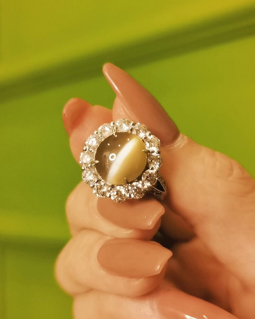 Honey Gold Chrysoberyl Cat's Eye Ring - Rare Investment Gem (Top 5 Gemstones)