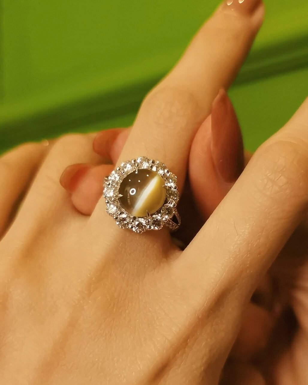 Honey Gold Chrysoberyl Cat's Eye Ring - Rare Investment Gem (Top 5 Gemstones)