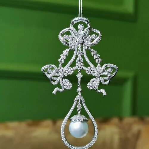 south-sea-pearl-pendant Edwardian Pearl Pendant Australian South Sea White Pearl