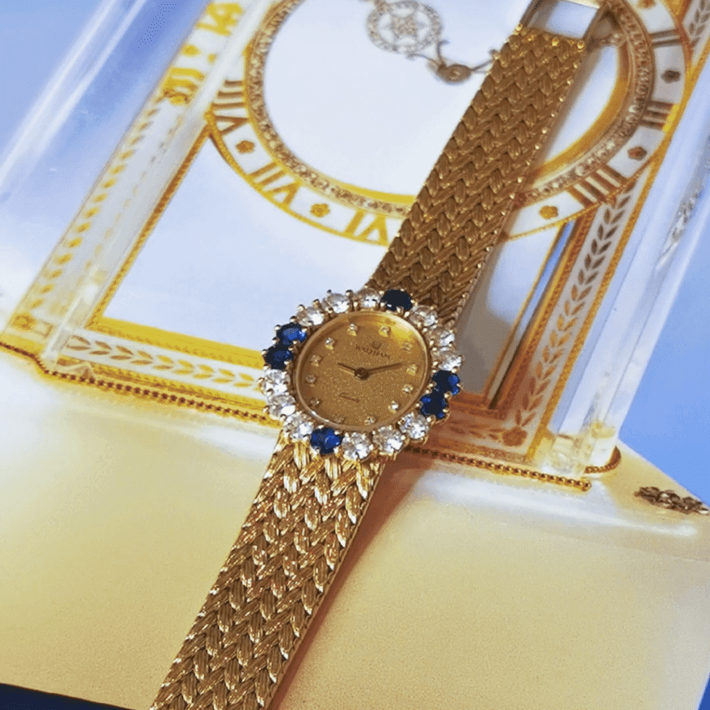 WALTHAM Vintage 18K Gold Wheat Bracelet Watch – American Heritage Luxury Timepiece