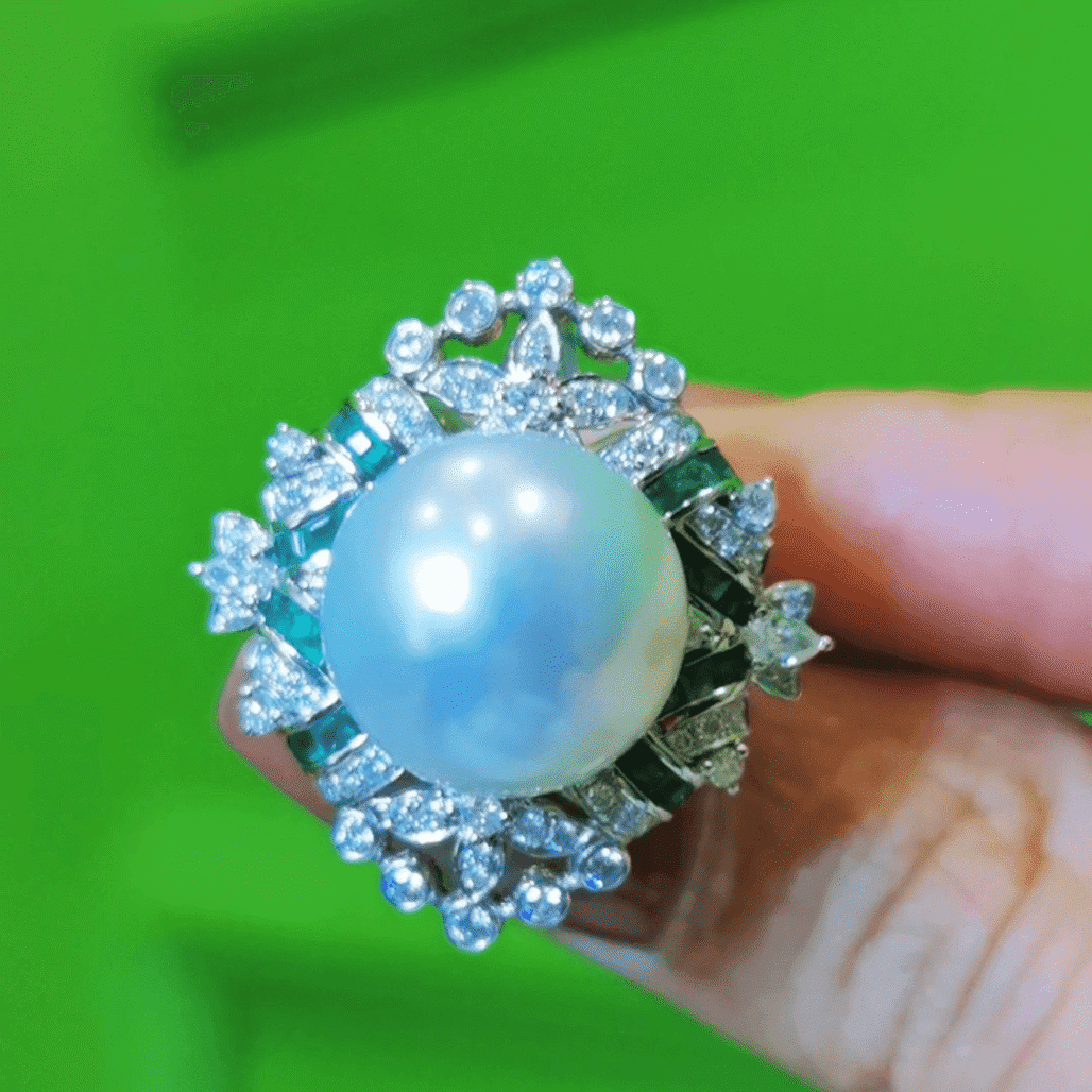 Art Deco Emerald Pendant