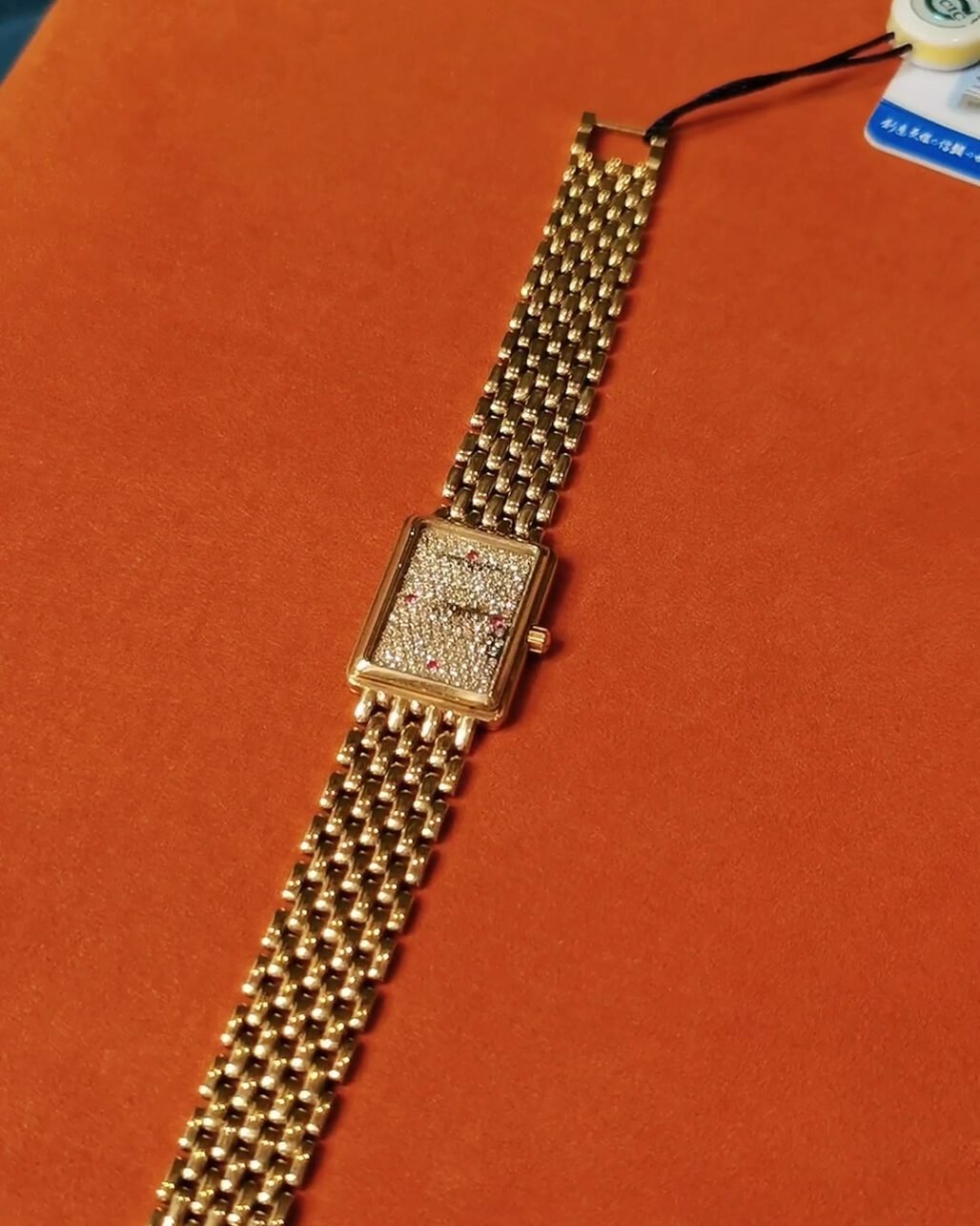 Vintage Vacheron Constantin 18k Gold Watch - Diamond Pave Dial (c. 1970s)