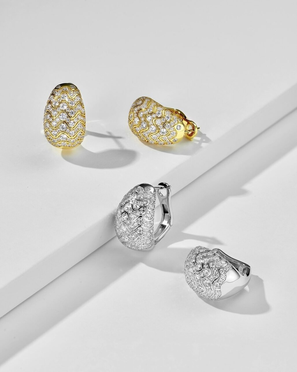 High Carbon Diamond Ring - 12g Ag925 High Jewelry Setting