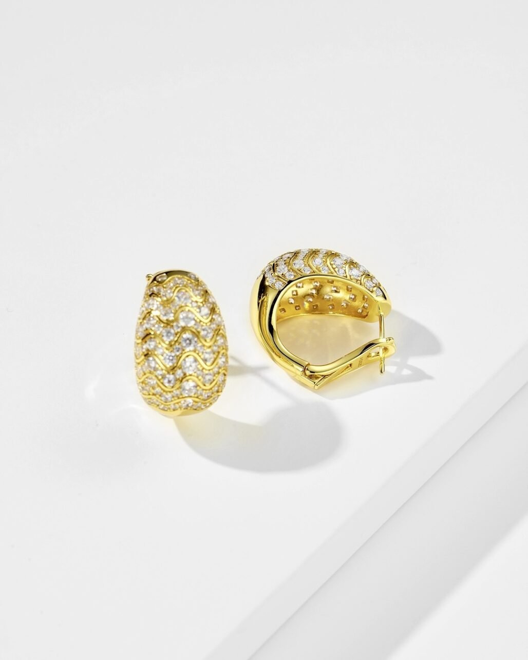 High Carbon Diamond Ring - 12g Ag925 High Jewelry Setting