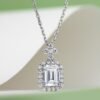 Perfume Bottle Diamond Necklace - 1.5ct High Carbon Luxury Pendant