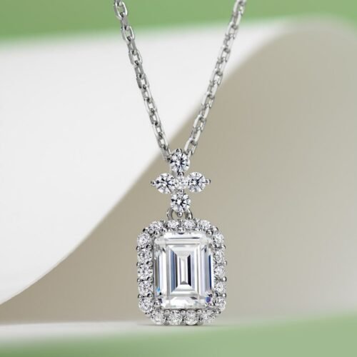 perfume-bottle-diamond-necklace-01 Perfume Bottle Diamond Necklace - 1.5ct High Carbon Luxury Pendant