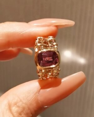 Pink Spinel Hollow Ring - 2.48ct Vivid Ins Style Masterpiece