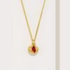 Pomegranate Solid Gold Pendant - 8g Lucky Harvest Design