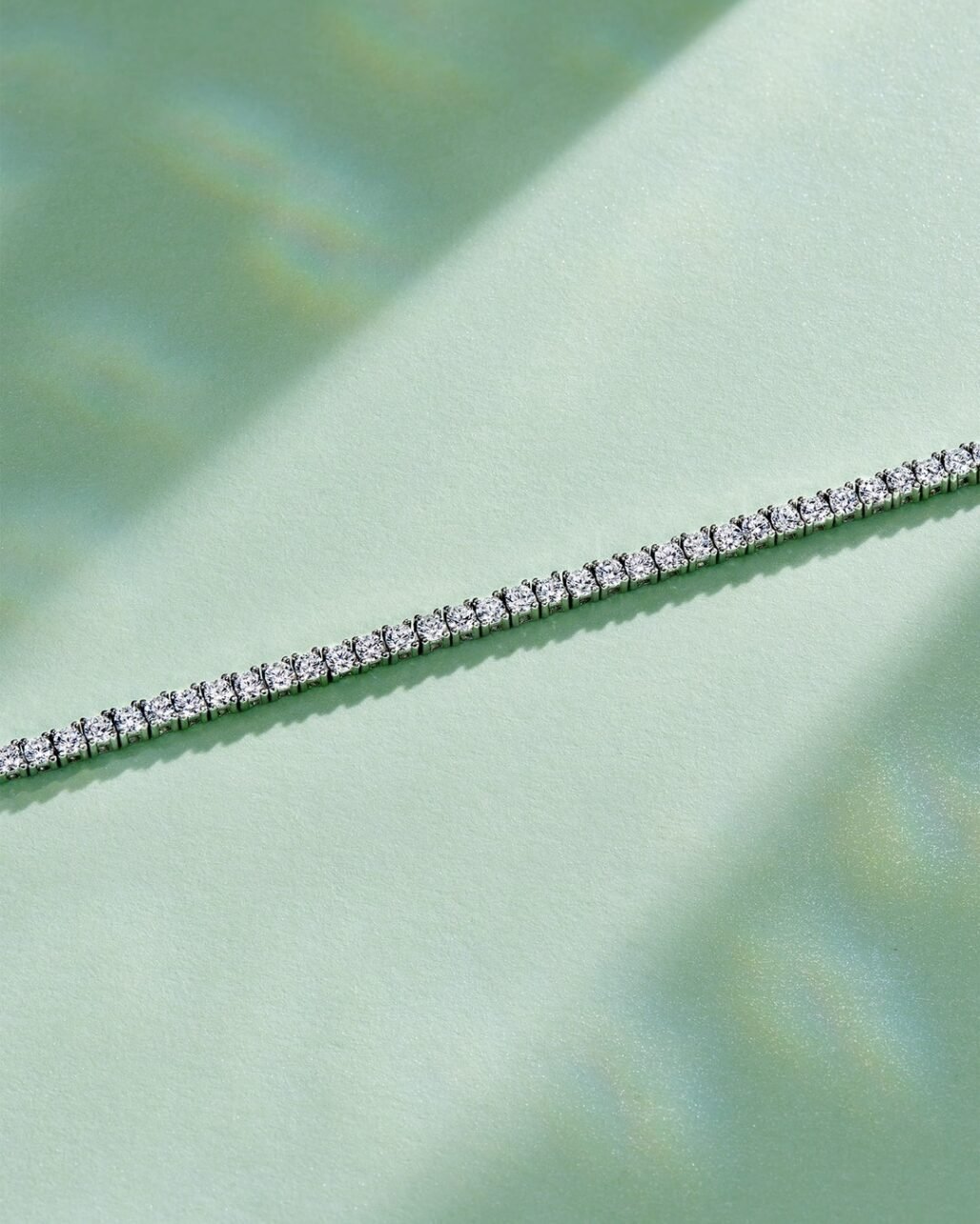 Tennis Bracelet Carbon Diamond - 18k Gold Plated Ag925 0.03ct Stones