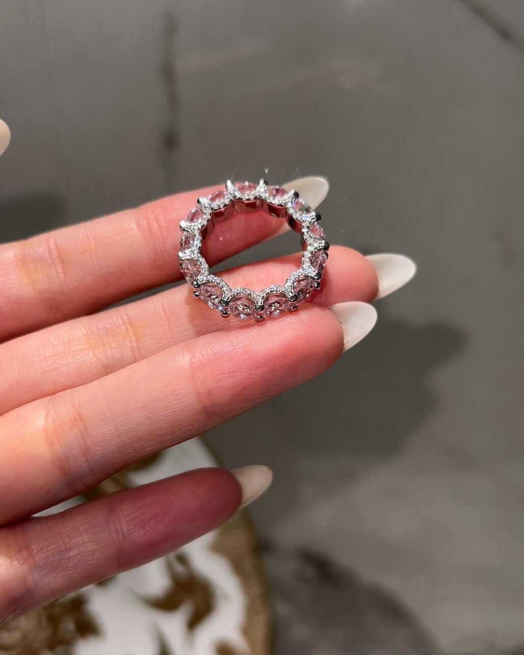 Artisan High Carbon Diamond Ring - Hand-Crafted 18K Gold Vermeil